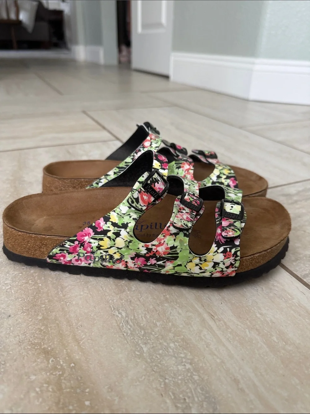 Papillio by Birkenstock Florida Spring Flower sandals